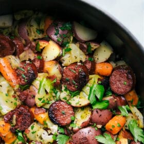 Cabbage Potatoes and Sausage