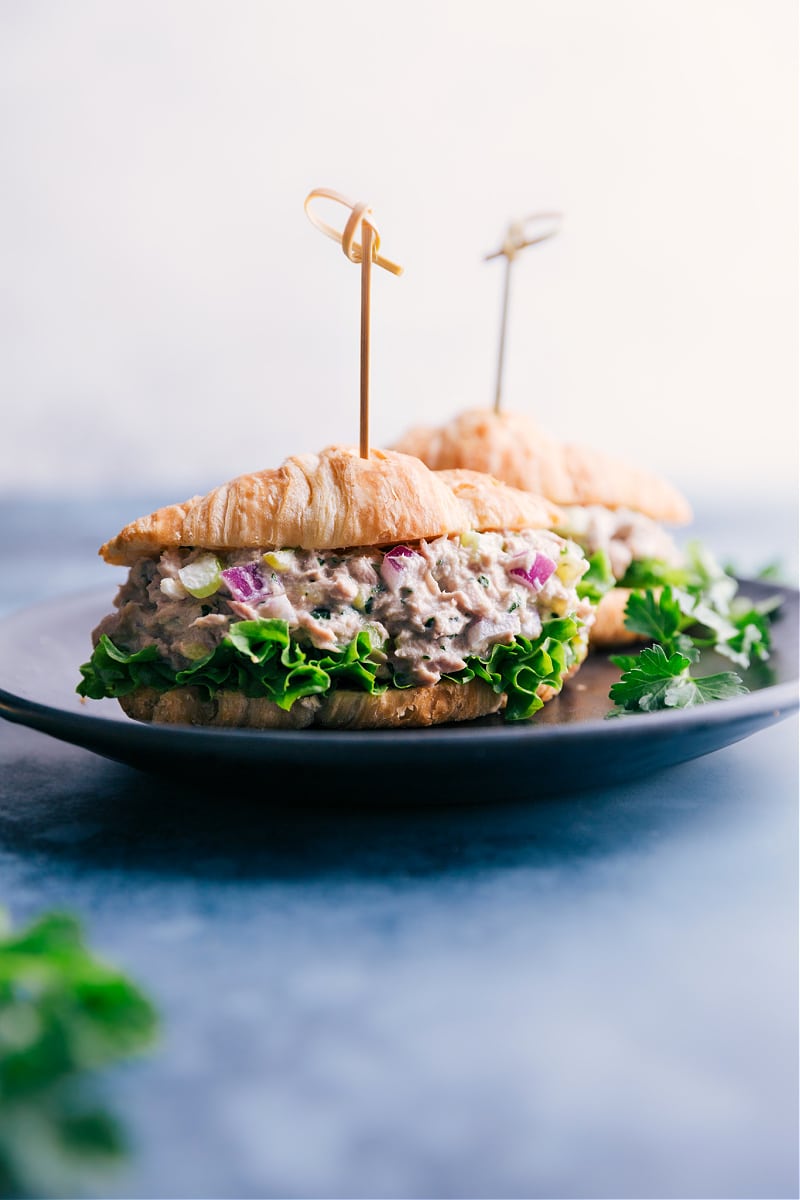 Image of Tuna Salad on a croissant