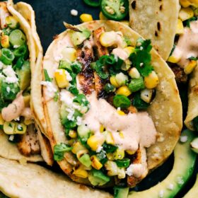 Chicken Tacos {Mexican Street Corn}