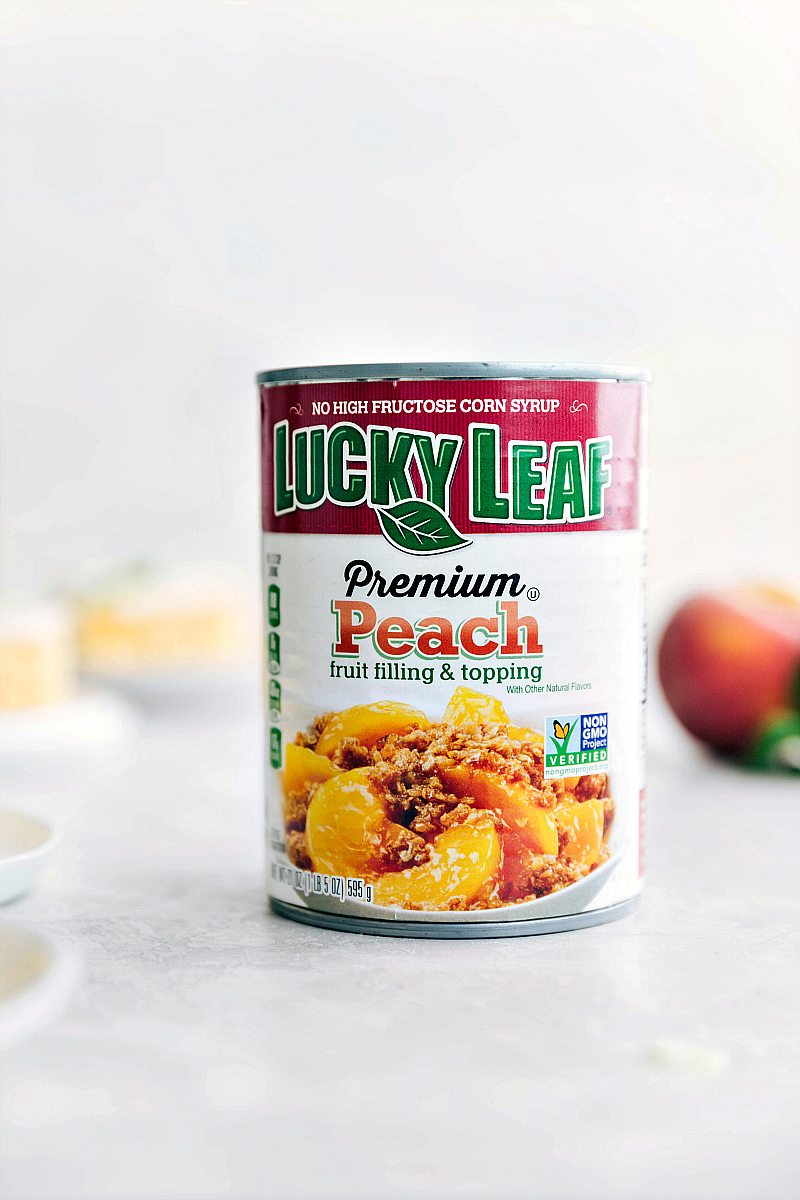 The pie filling used in this recipe.