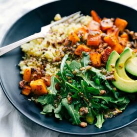 Roasted Butternut Squash Couscous Bowls