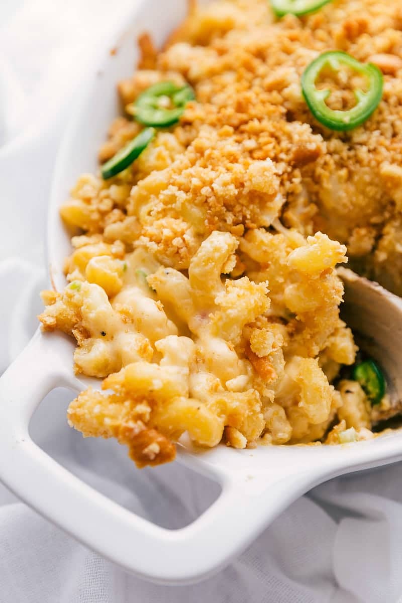 Overhead image of the Jalapeño Popper Mac & Cheese