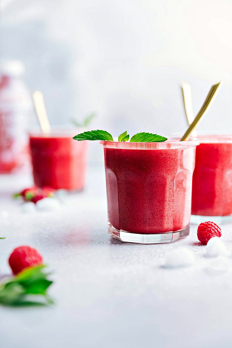 sparkling raspberry freeze