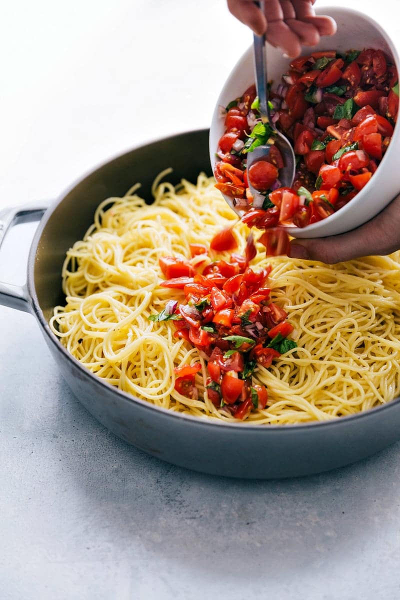 Bruschetta Pasta - Chelsea&amp;#39;s Messy Apron