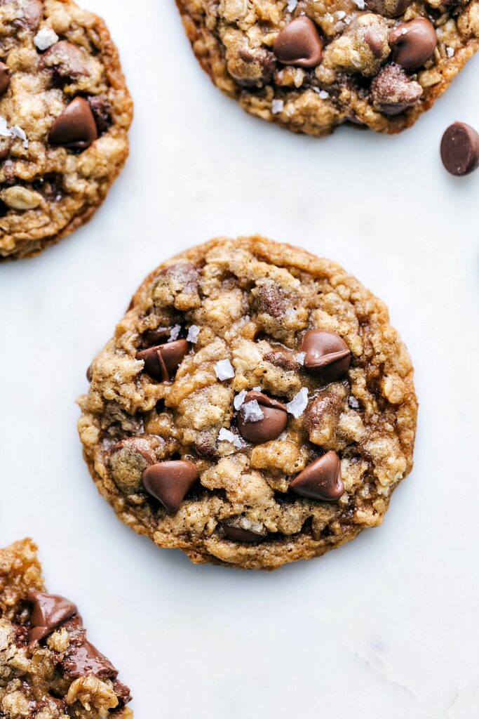 BEST Oatmeal Chocolate Chip Cookies [Chewy!] Chelsea's Messy Apron