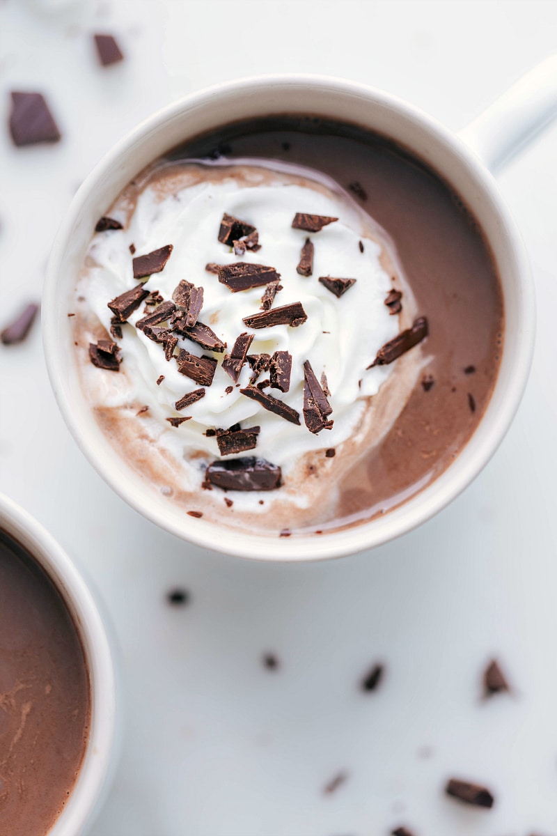 Whipped cream on Hot Chocolate