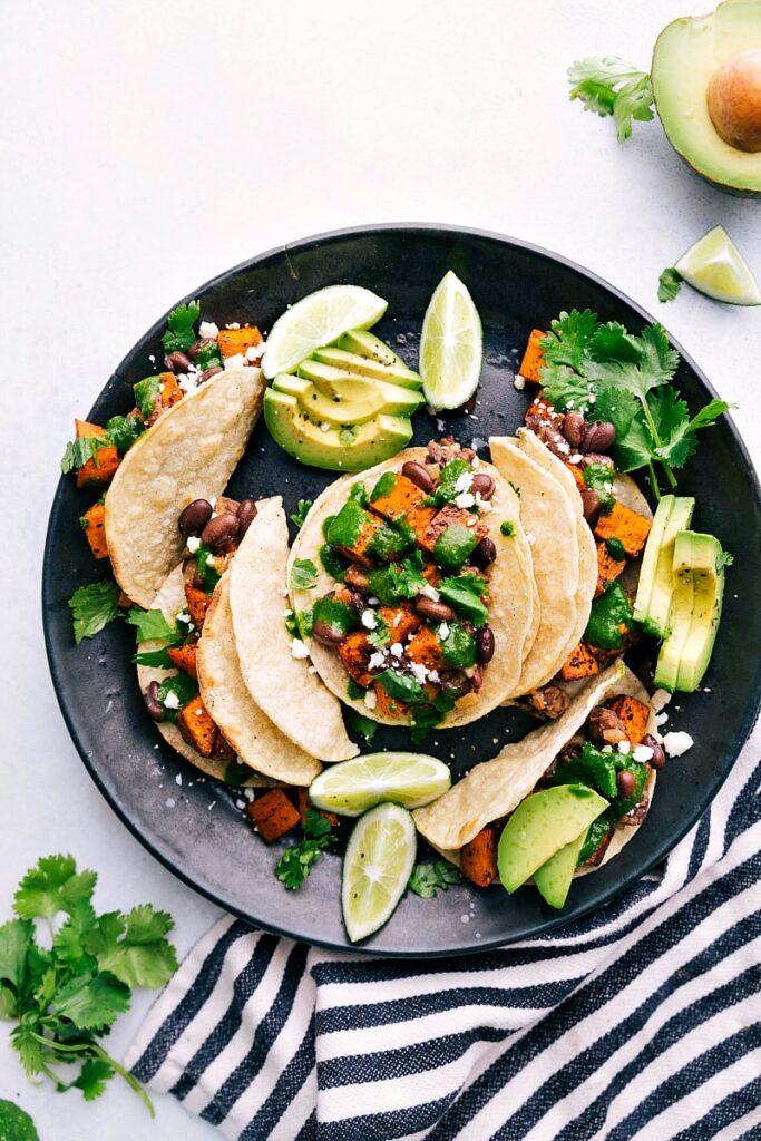 The BEST Vegetarian Tacos - Chelsea's Messy Apron