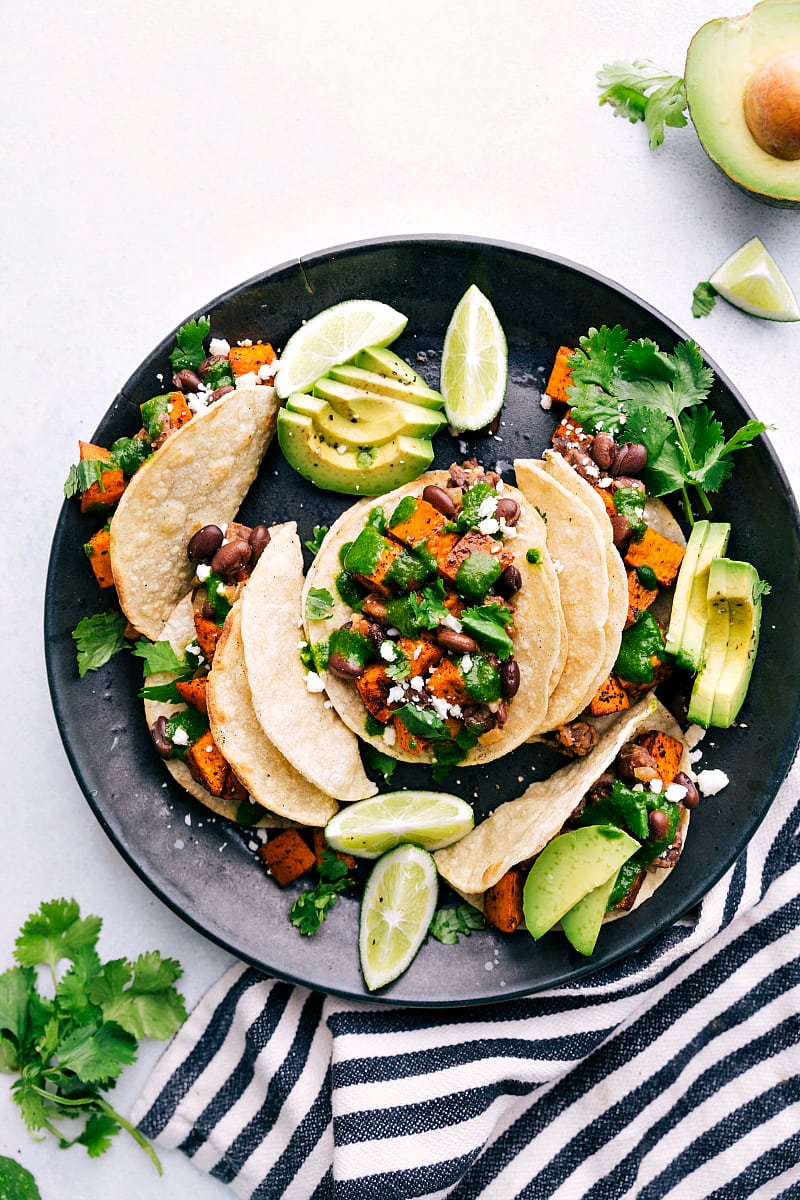 Vegetarian Black Bean Tacos - Skinnytaste