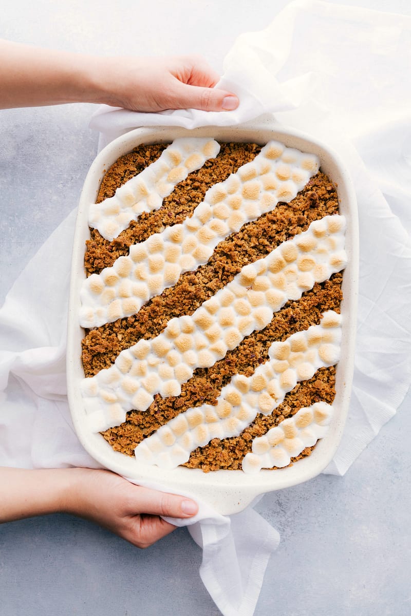 Sweet Potato Casserole [BEST EVER!] - Chelsea's Messy Apron