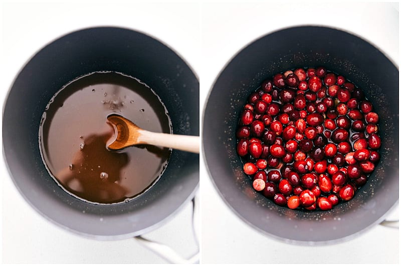 Making Cranberry Sauce