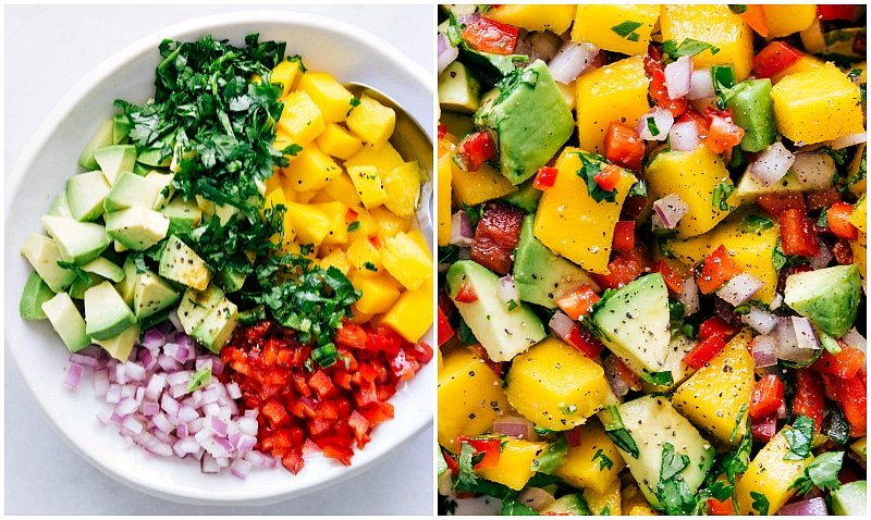 Meal Prep Grilled Lime Chicken and Avocado Salad - Pretty