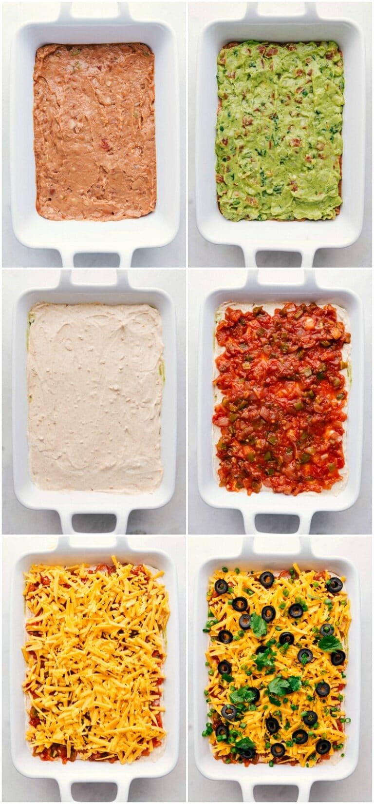 Easy 7 Layer Bean Dip {SO Easy!} Chelsea's Messy Apron