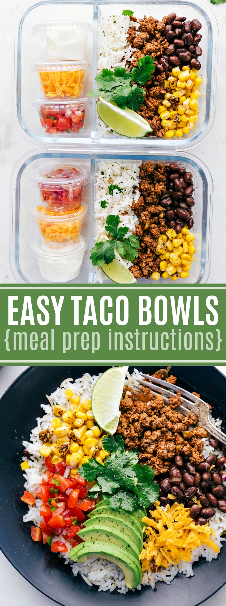 Taco Bowl {Plus How to Repurpose Leftovers!} Chelsea's Messy Apron