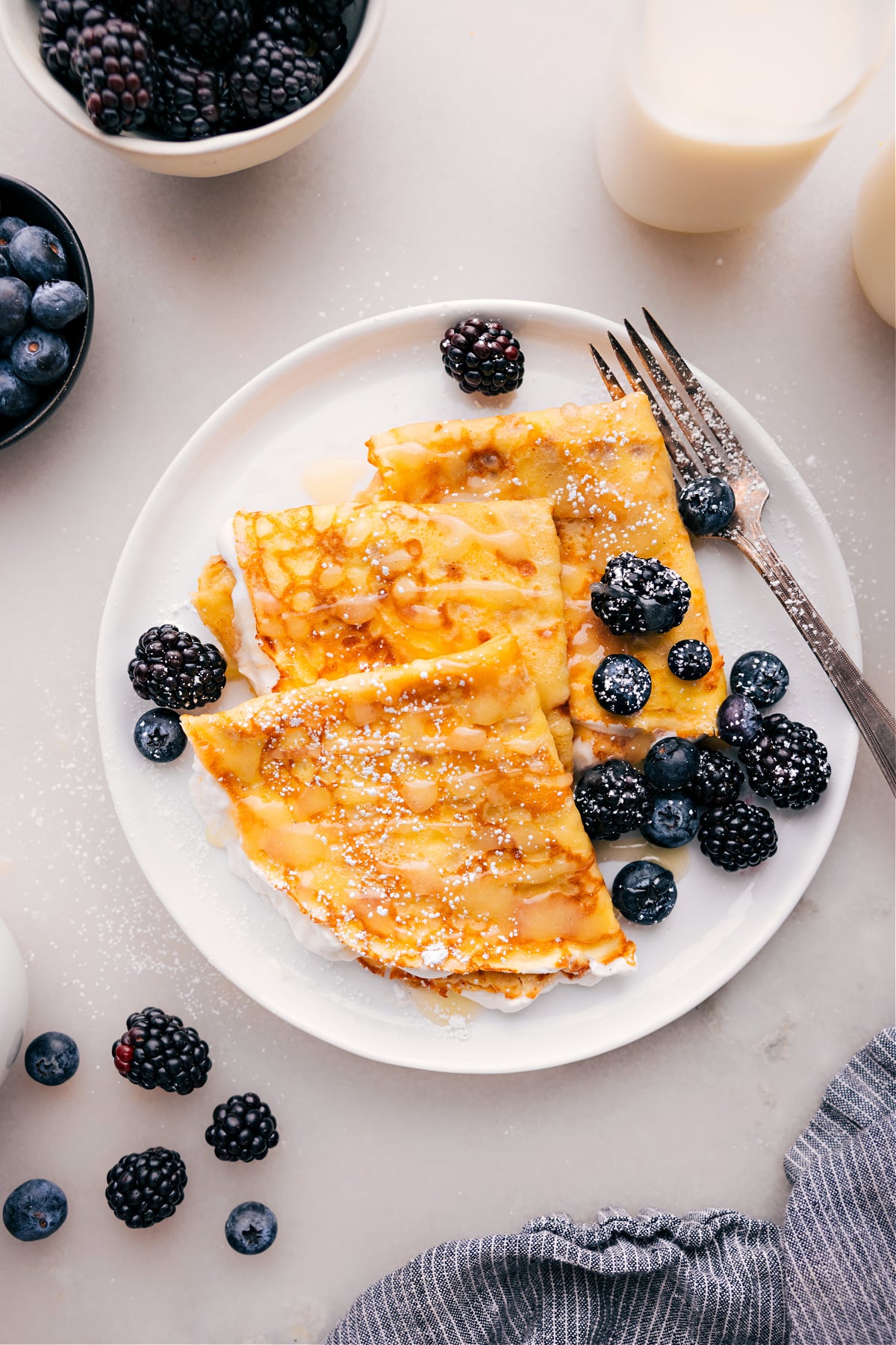 Guide On How To Make The Best Crepes Plateful of delicious crepes ready to be enjoyed.
