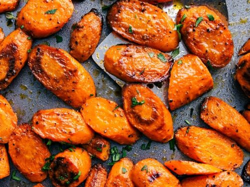 Roasted Carrots {2 Ways: Sweet Or Savory!} - Chelsea's Messy Apron