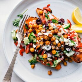 Mediterranean Sweet Potatoes