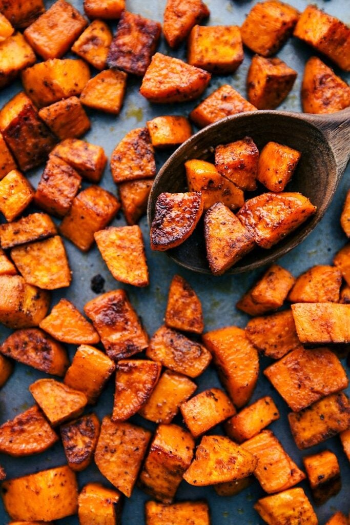 Roasted Sweet Potatoes - Chelsea's Messy Apron