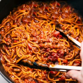 Taco Spaghetti (ONE POT!)