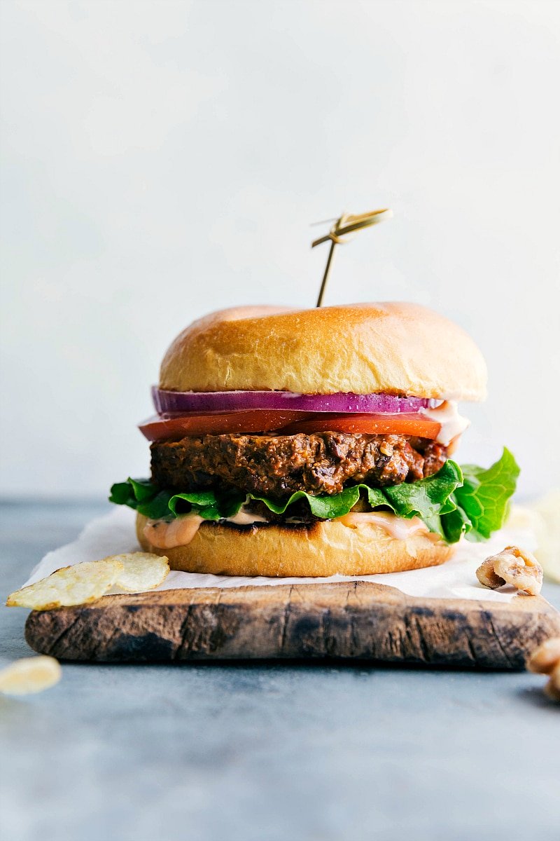 black bean burger