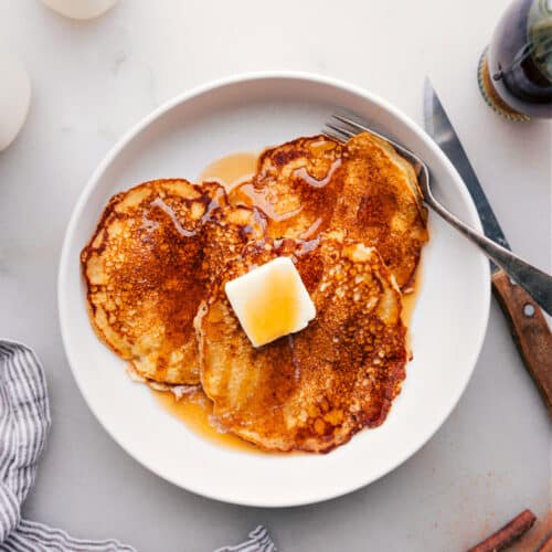 洋書 pancakes POSH recipe Posh Pancakes - easy recipe - Lucy Lean