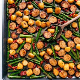 One-Pan Potatoes and Sausage