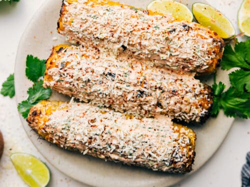 elote dressing Creamed Corn Elote Corn Kale Salad -