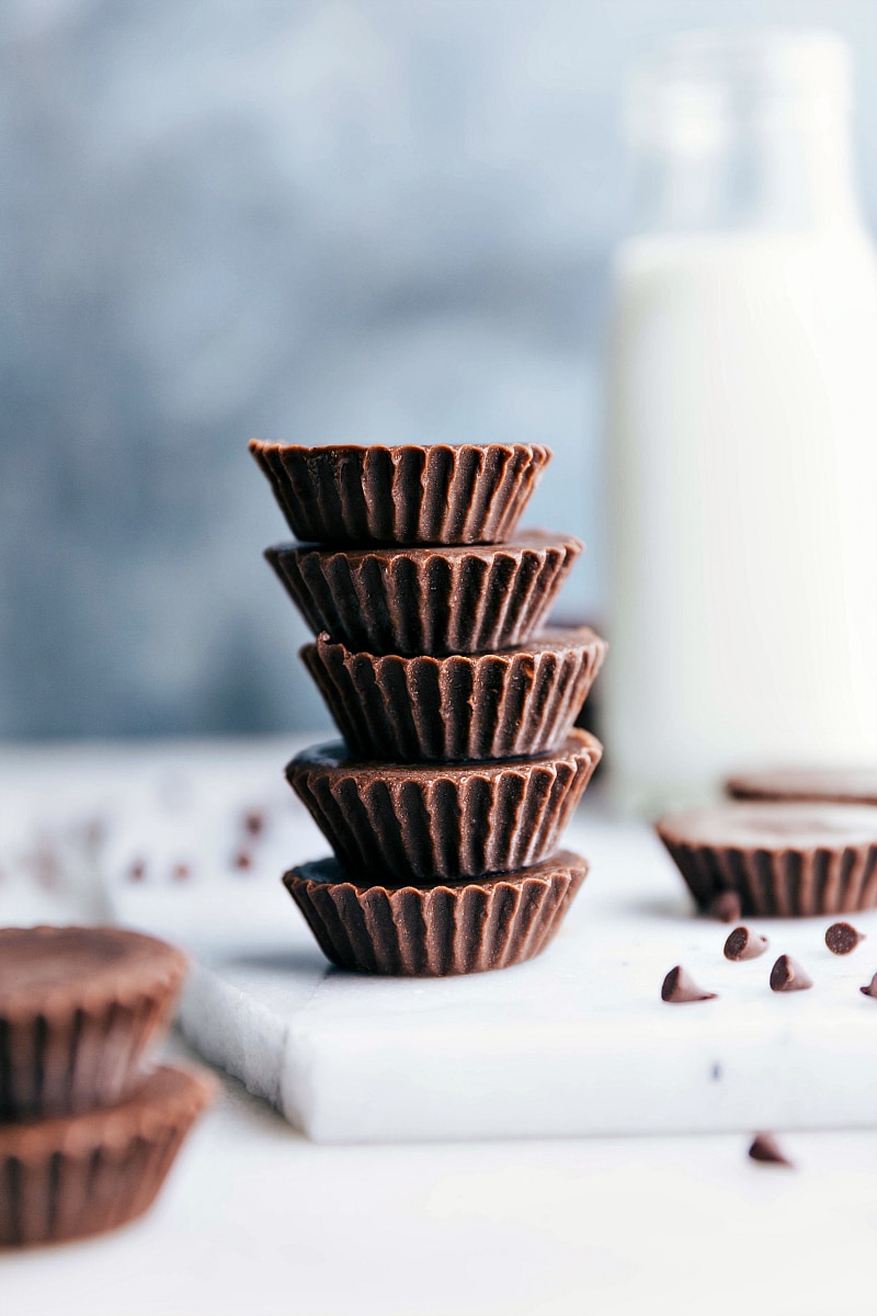 Ready-to-eat Keto Fat Bombs in a stack.