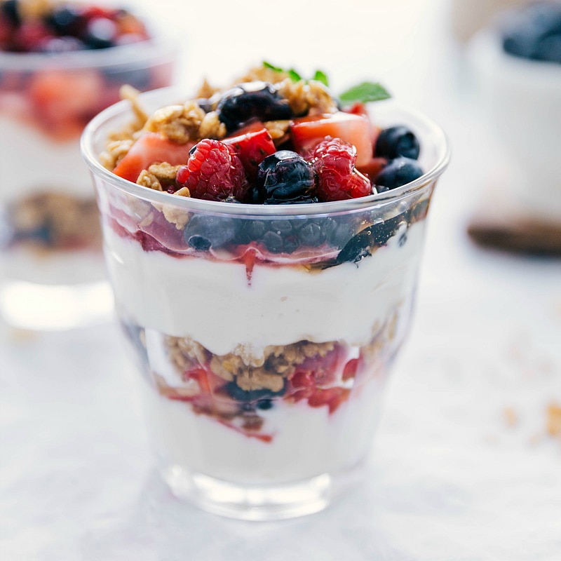 Image of the ready-to-eat Parfait.