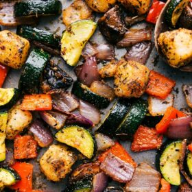 Sheet Pan Sausage and Veggies