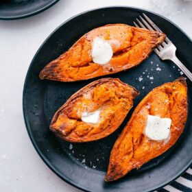 One Skillet Sweet Potato Burrito Bowl