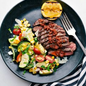 Flank Steak with Corn Salsa