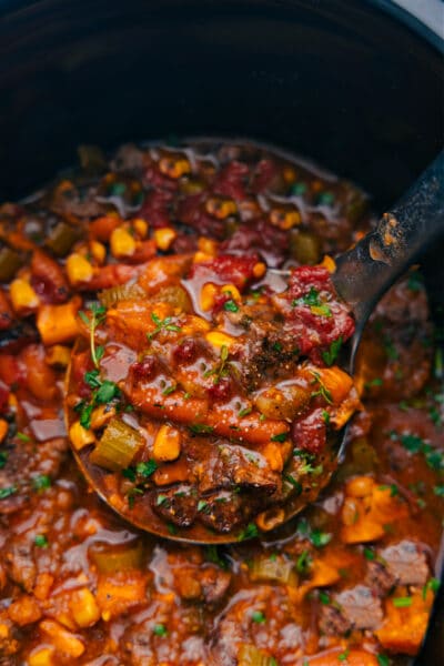 Messy Stew Sweet Potato Stew {Crockpot OR Instant Pot} - Chelsea's Messy Apron