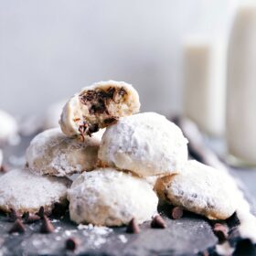 Chocolate Chip Snowball Cookies