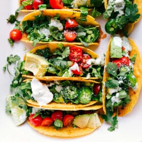 BBQ Chicken Tacos With Coleslaw