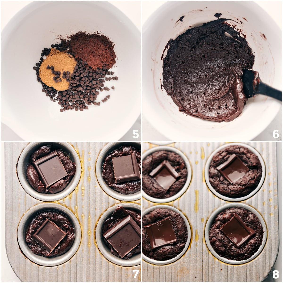 Indulgent Brownie Bites with Gooey Melted Chocolate Centers