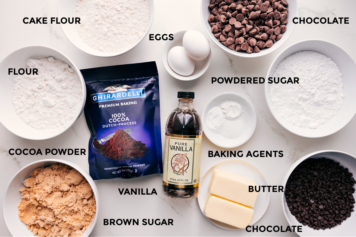 Chocolate Crinkle Cookies Process: Mixing, Forming, and Rolling in Sugar