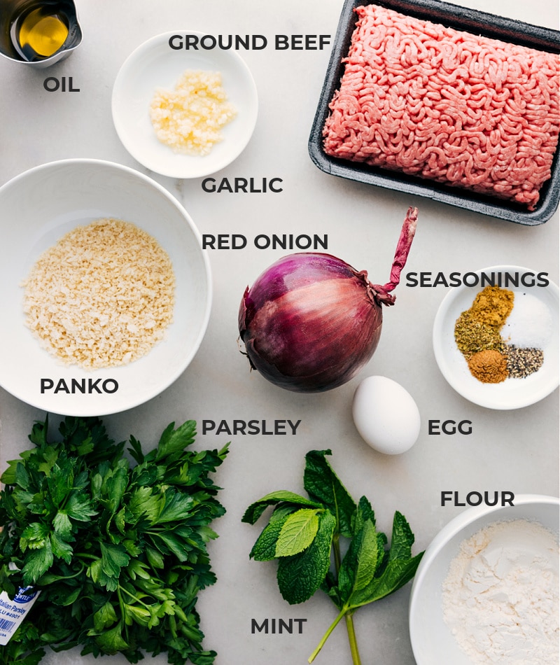 Ingredient shot-- image of all the ingredients used in this dish