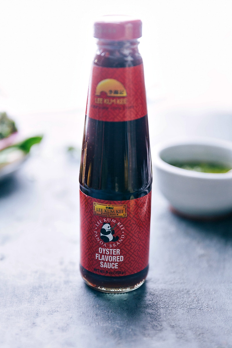 Image of the oyster sauce used in this recipe.