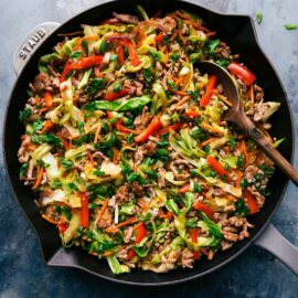 Egg Roll in a Bowl {Low Carb!} | Chelsea's Messy Apron