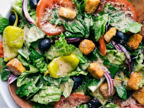 Spiralized Cucumber Salad With Olive Garden Dressing Copycat