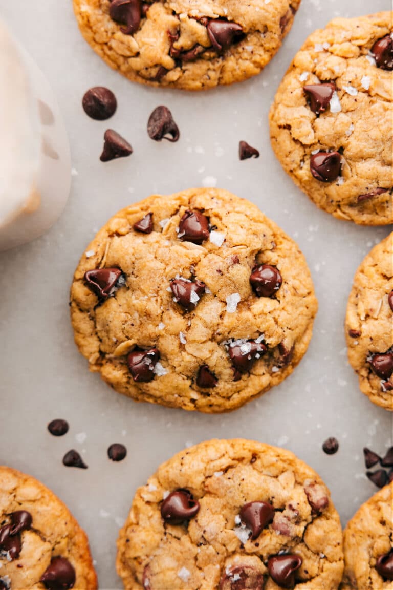 Brown Butter Oatmeal Chocolate Chip Cookies