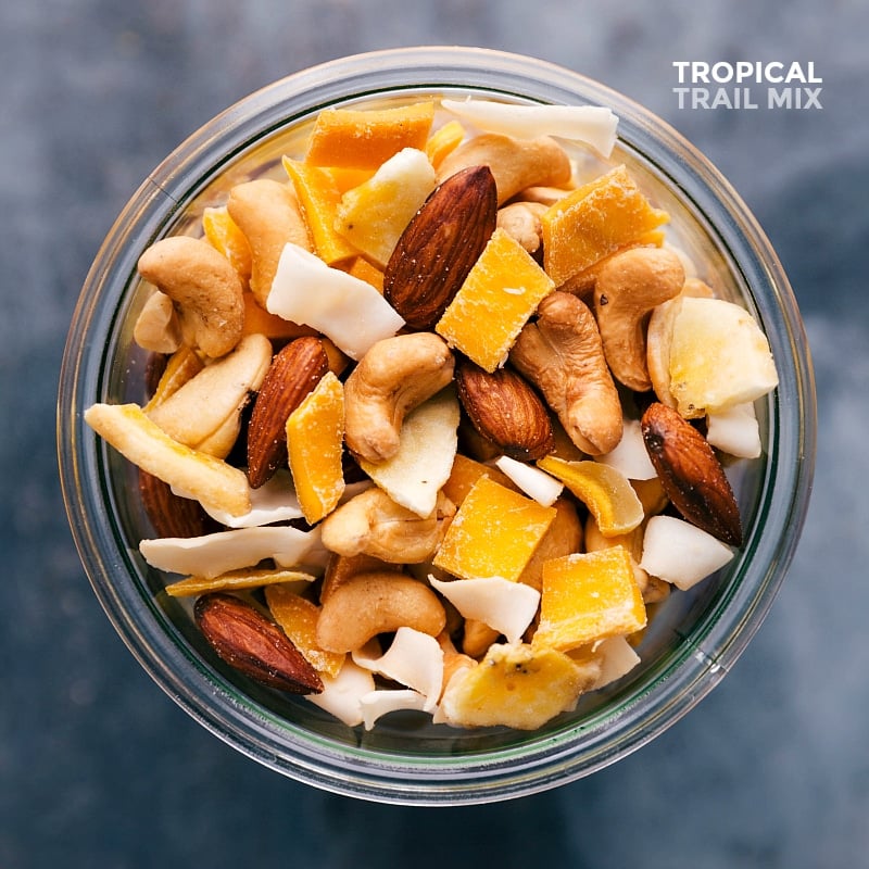 Overhead view of Tropical Trail Mix.