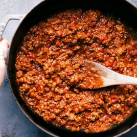 Sloppy Joe Pizza