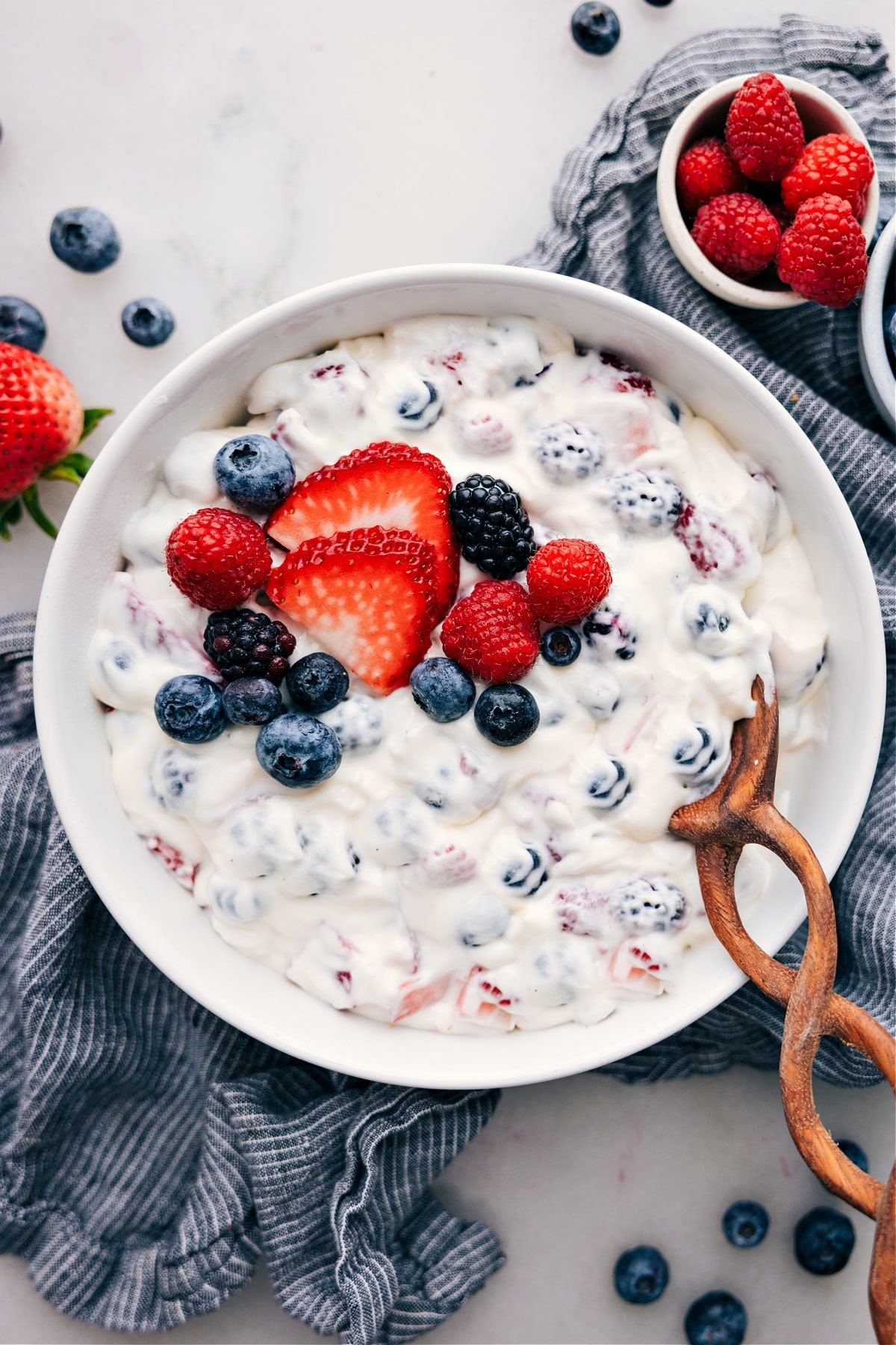 Berry Cheesecake Salad