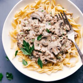 Ground Beef Stroganoff