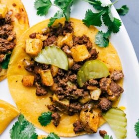 Beef and Potato Tacos