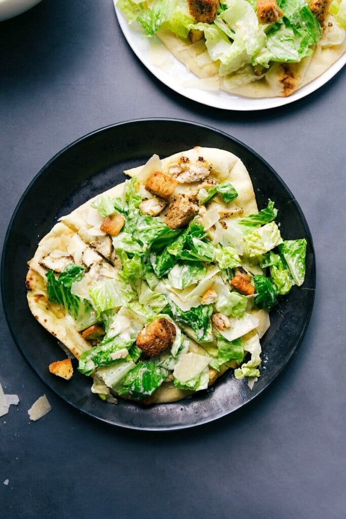 Caesar Salad Pizza (in 30 minutes!) Chelsea's Messy Apron
