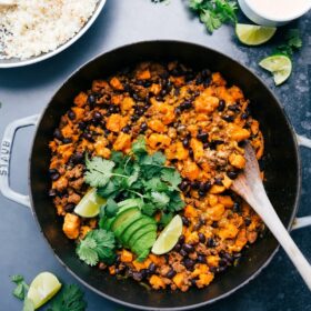 Sweet Potato and Chicken Sausage Bowls