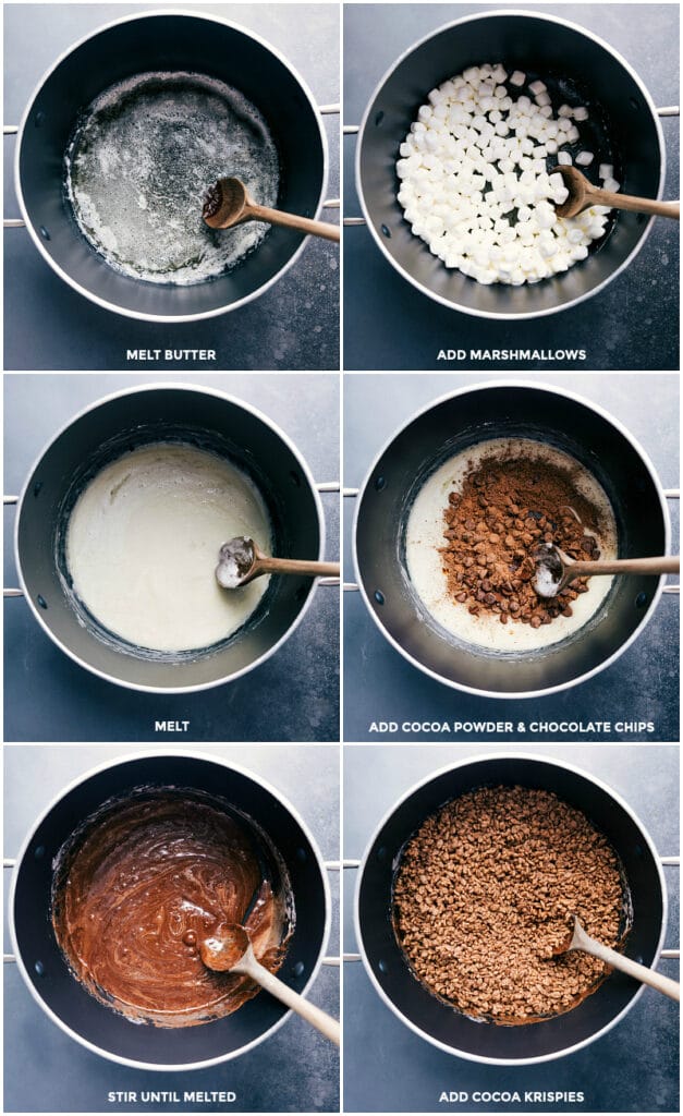 Chocolate Rice Krispie Treats - Chelsea's Messy Apron