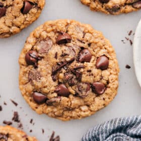 Coconut Oil Oatmeal Cookies